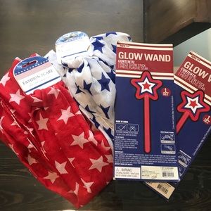 ✨2/$10 | Patriotic accessories bundle